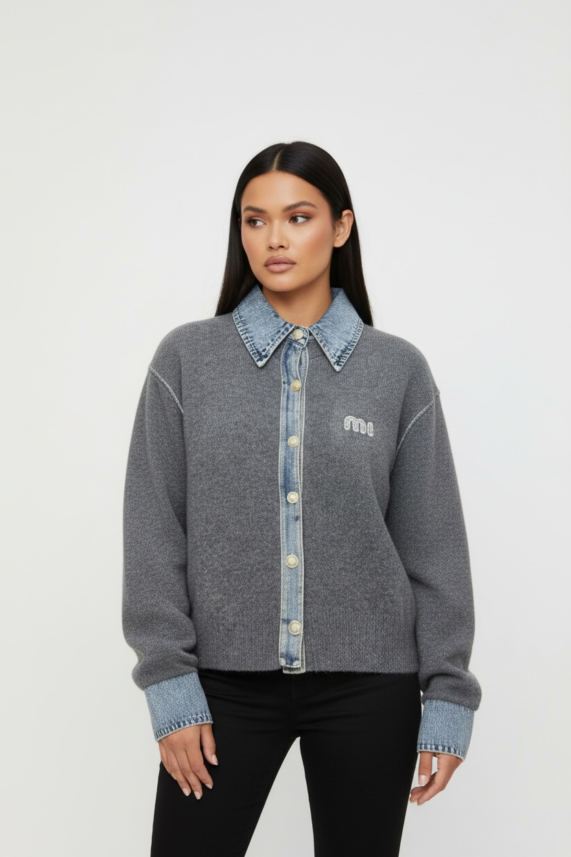 Pull bi-matières Miamia