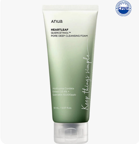 Anua – Heartleaf Quercetinol Pore Deep Cleansing Foam 150 ml