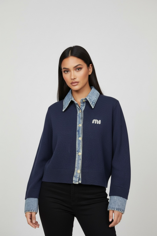 Pull bi-matières Miamia