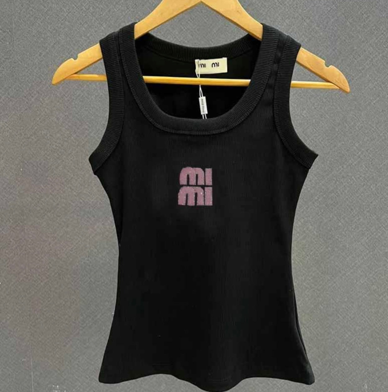Débardeur MIUMIU Noir et rose