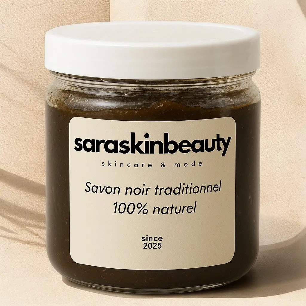 Savon noir traditionnel 100% Naturel - 200g SARASKIN & BEAUTY