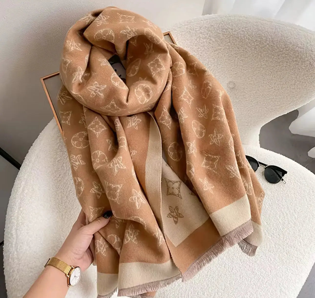 Écharpe motifs SARASKIN & BEAUTY