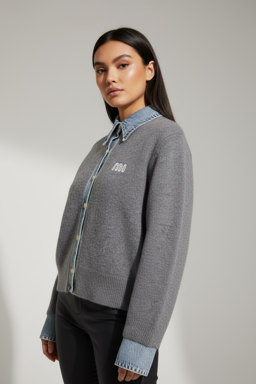 Pull bi-matières Miamia