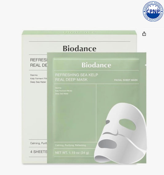 Biodance – Refreshing Sea Kelp Real Deep Mask, à l'unité